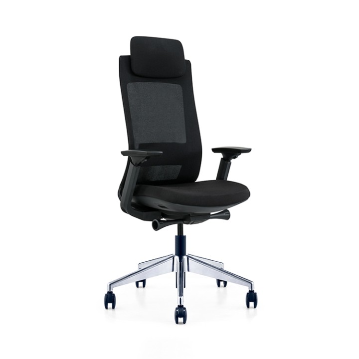 EVL-002A Black Manager Ergonomic Chair
