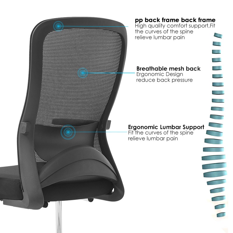 Sammy VC Visitors Chair - Fixed Handle
