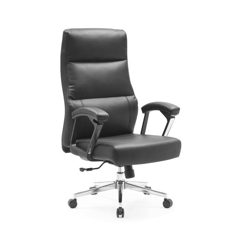 Mabel HB High Back Executive PU Office Chair (Black / Grey)