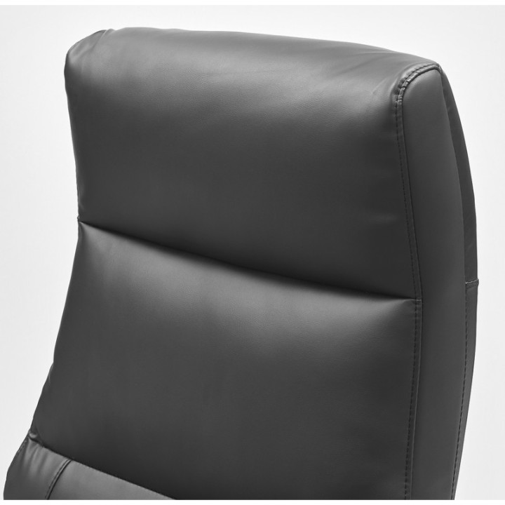 Mabel HB High Back Executive PU Office Chair (Black / Grey)