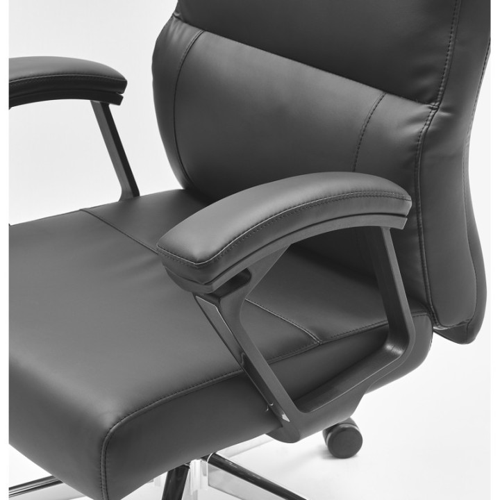 Mabel HB High Back Executive PU Office Chair (Black / Grey)