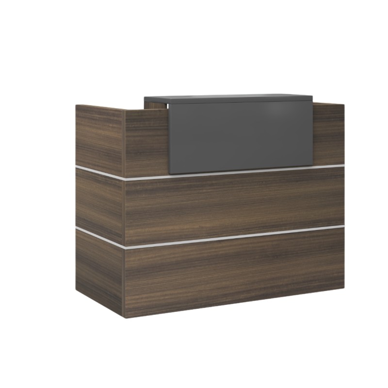 RCP-140-BG Reception Table with Pedestal Drawer