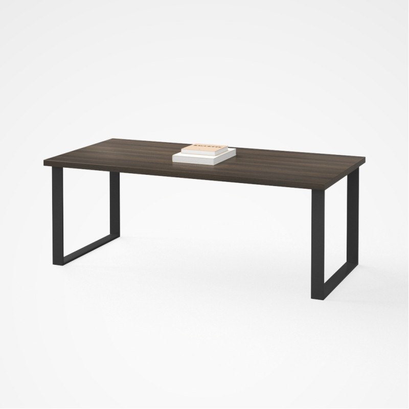CT-MT-120-BG Coffee Table with Metal Legs