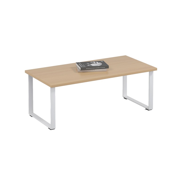 CT-MT-120-OAK Coffee Table with Metal Legs