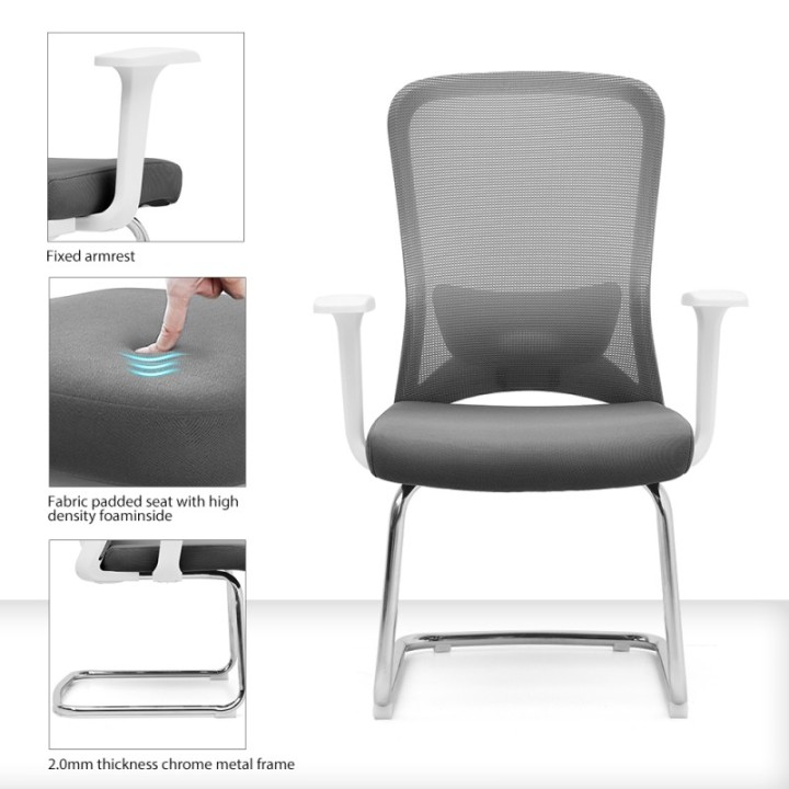 Sammy VC-WT Visitors Chair - Fixed Handle